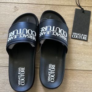 NWT Versace Jeans Couture slides in size 36